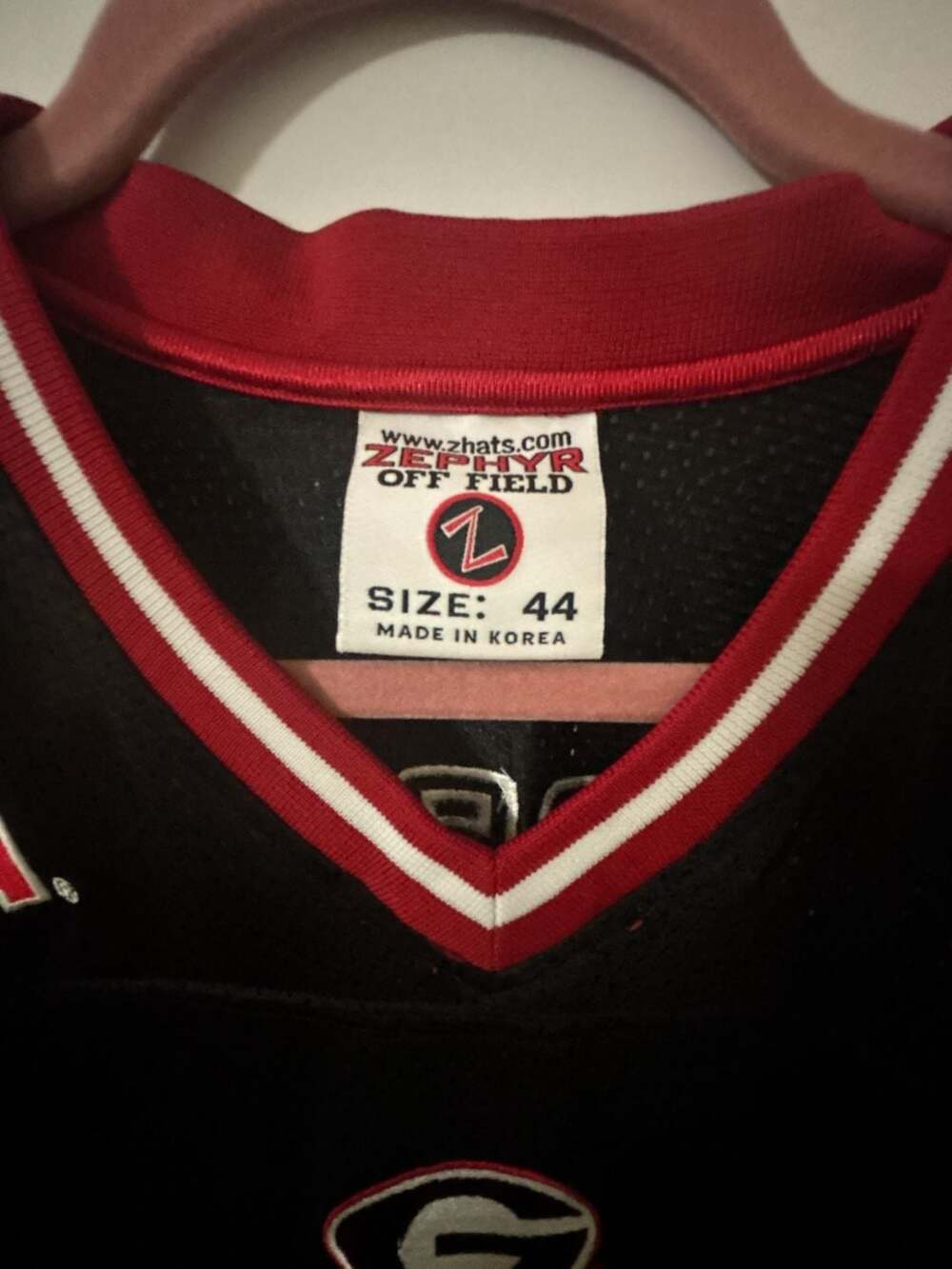 Zephyr Georgia Bulldogs Football Jersey Size 44 Black #14 NCAA